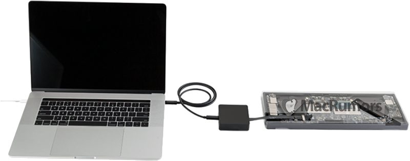 устройство для извлечения данных с Apple MacBook Pro SSD