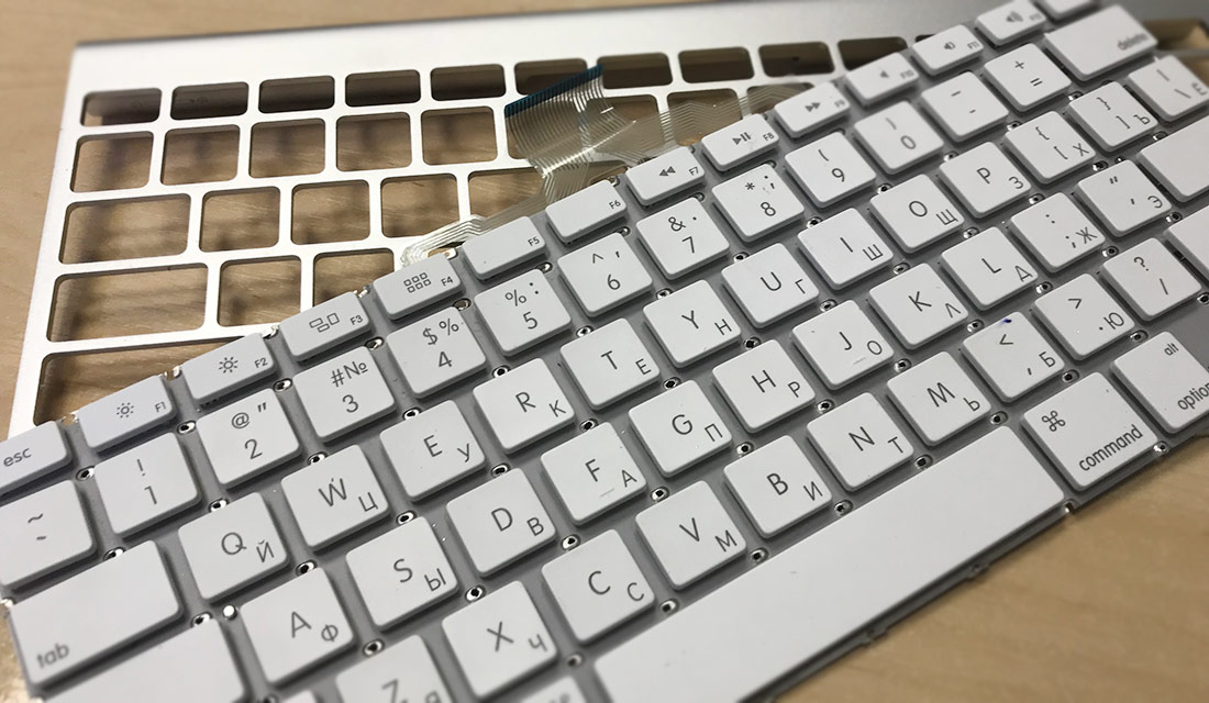 как разобрать Apple Wireless Keyboard