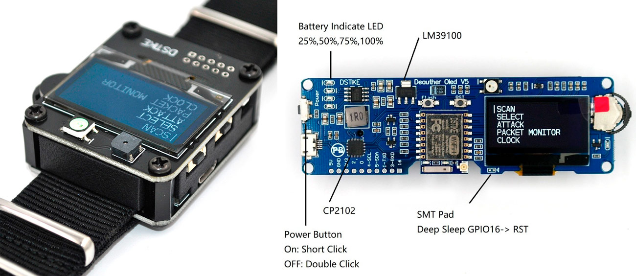 Готовые устройства DSTIKE на основе контроллера ESP8266 WiFi