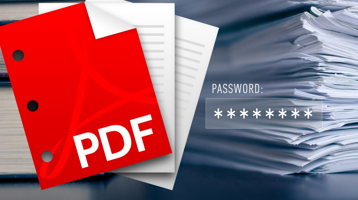 как снять пароль с PDF