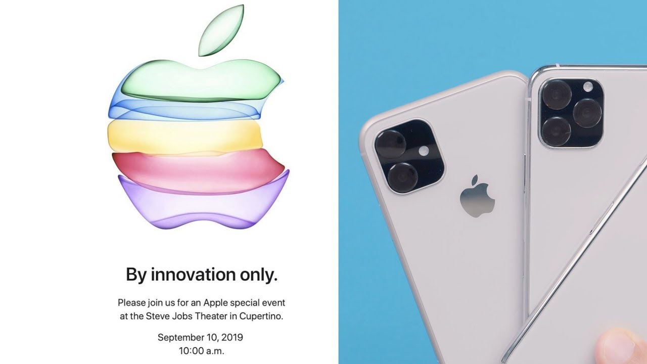 приглашение на презентация Apple 10 сентября 2019
