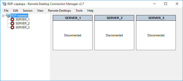Remote Desktop Connection Manager (RDCMan)