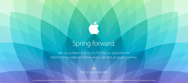 презентация Apple 9 марта 2015
