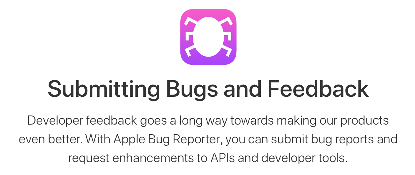 Apple Bug Reporter