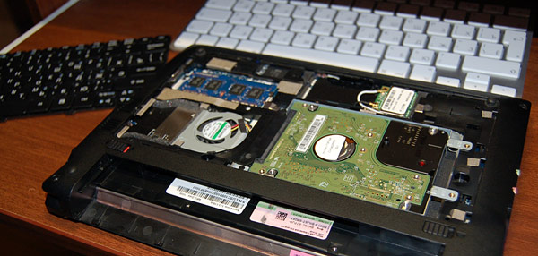 Установка SSD диска в Acer Aspire One 533