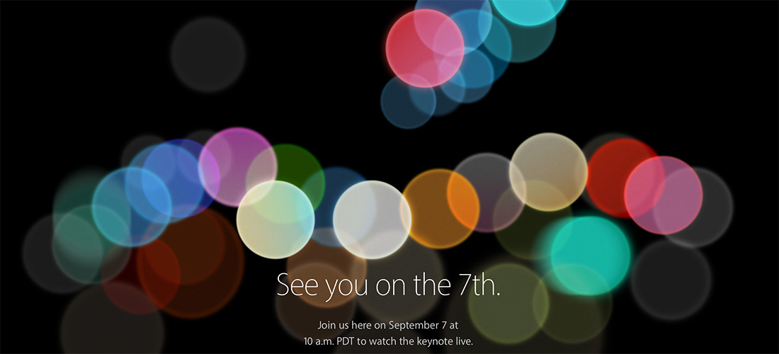 Apple приглашает на презентацию 7 сентября