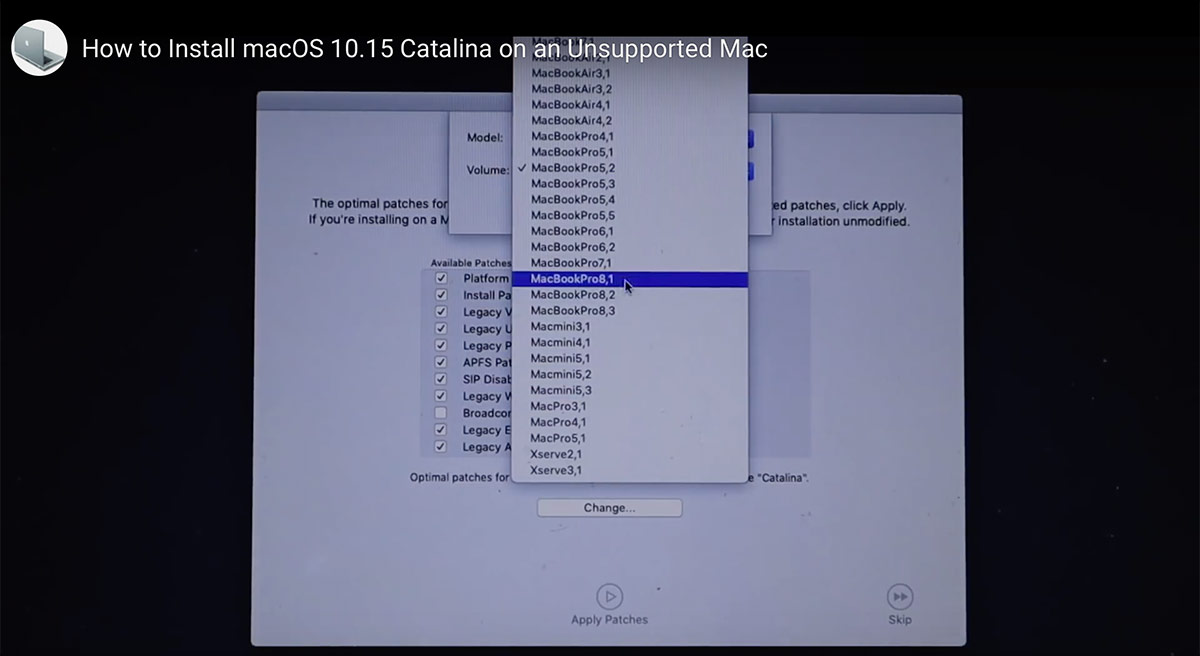 post-install macOS Catalina добавление недостающих драйверов