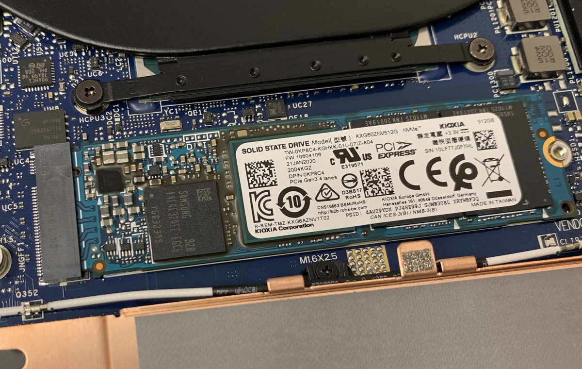 Твердотельный накопитель KIOXIA (Toshiba) 512 Гбайт M.2 2280 PCIe NVMe