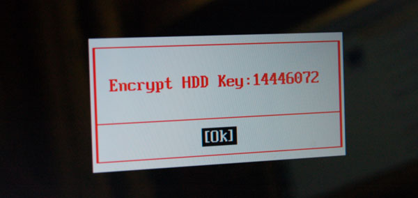Encrypt HDD Key. Снятие пароля c HDD.