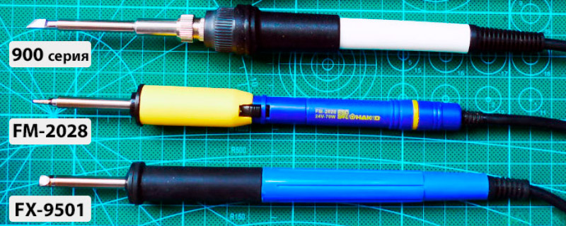 ручки Hakko FX-9501, FM-2028 и 900 серия