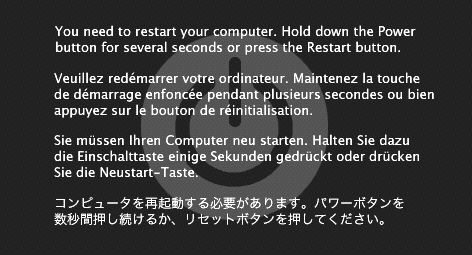 You need to restart your computer. Hold down the power button…