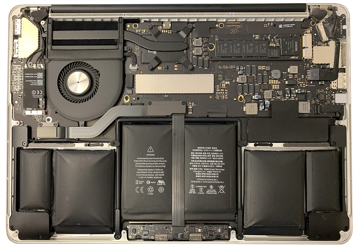 Вздутая батарея MacBook Pro