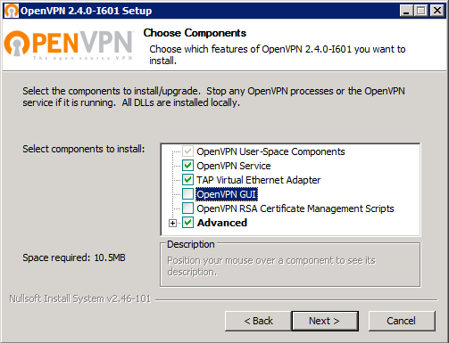 запуск OpenVPN как сервиса