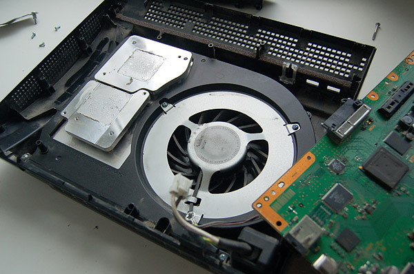 Радиаторы и вентилятор Sony PlayStation 3
