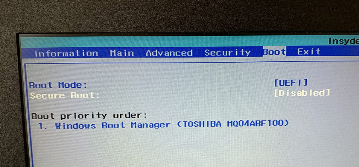 Как отключить Secure Boot в BIOS