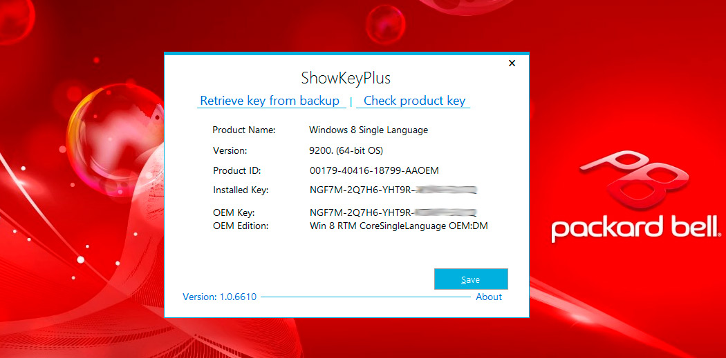 ShowKeyPlus. Как узнать ключ продукта Windows