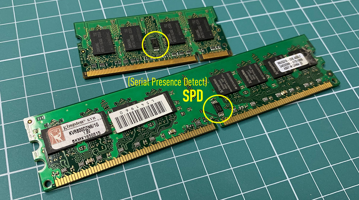 чип SPD на модуле оперативной памяти