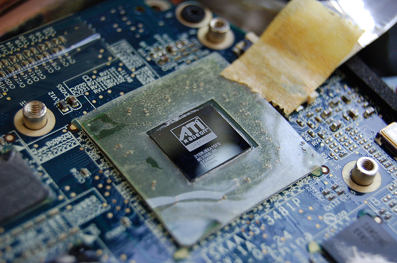 Очищеный графический процессор ATI
