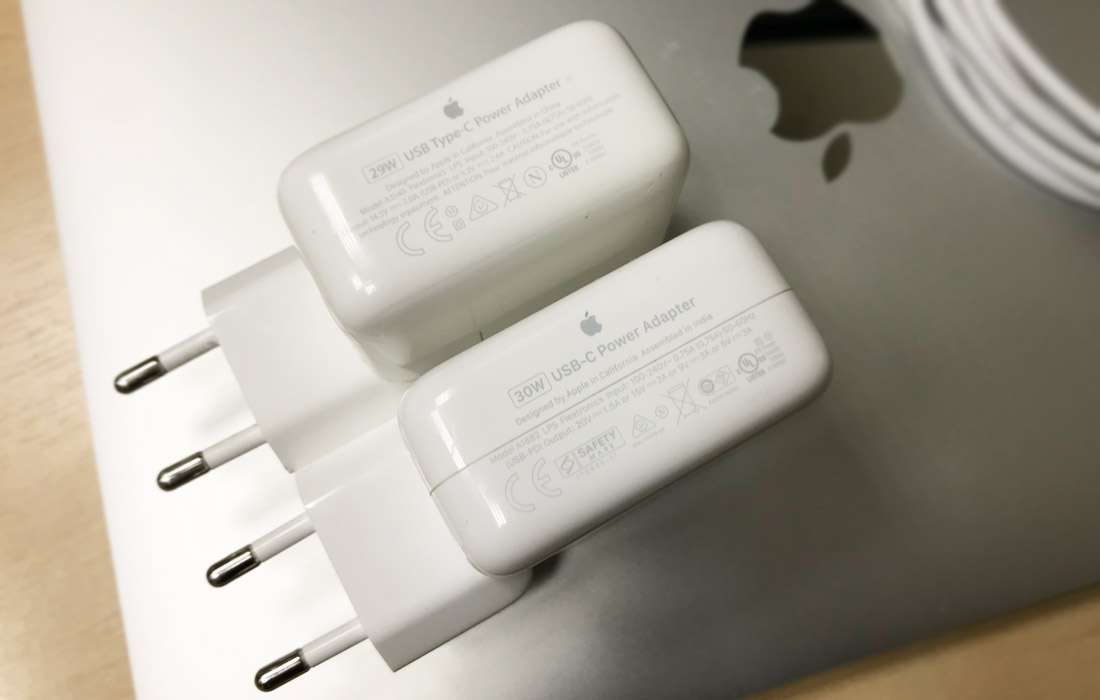 зарядные устройства Macbook Air 2018 и Macbook 12