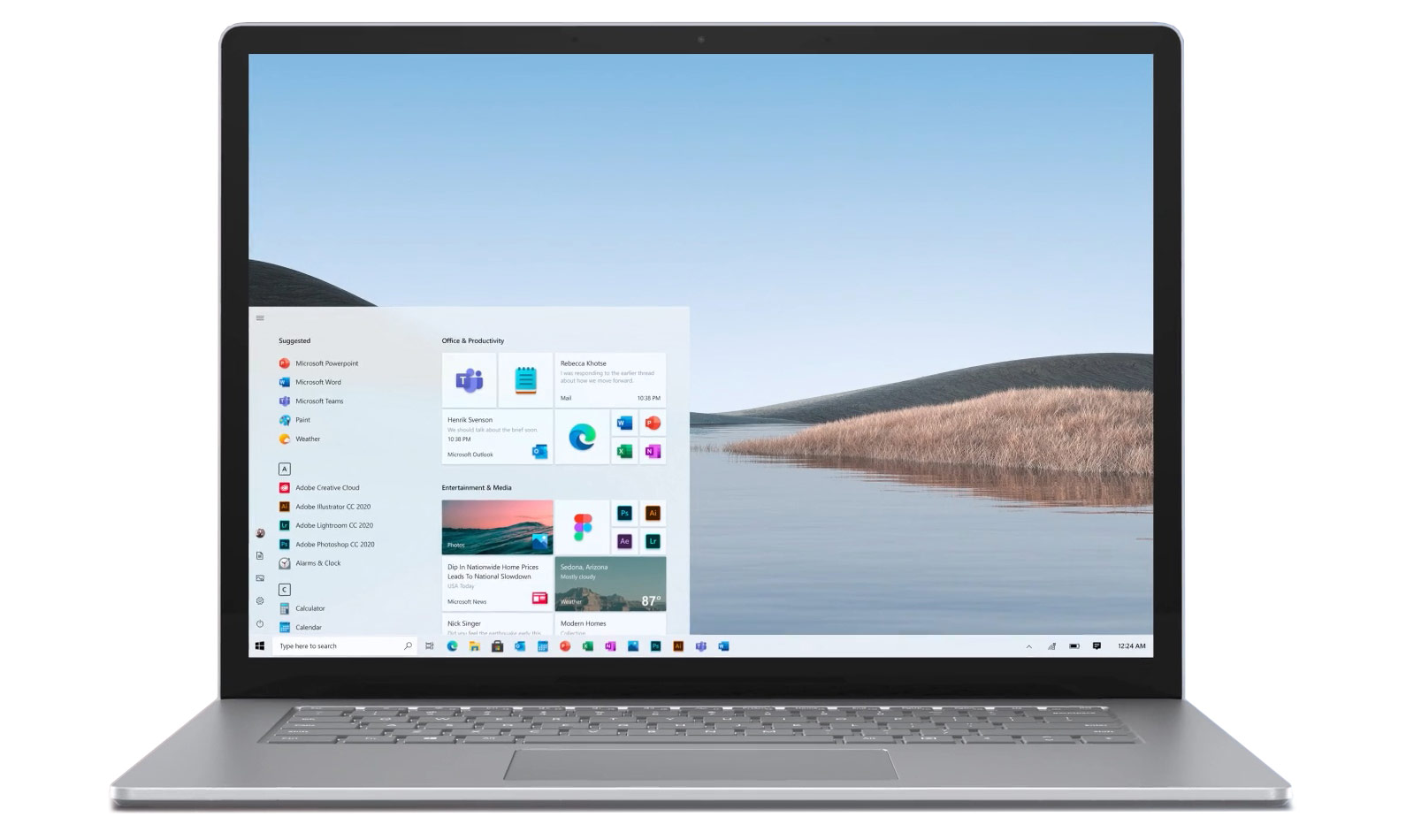 Как будет выглядеть новая версия Windows 10 на ноутбуке